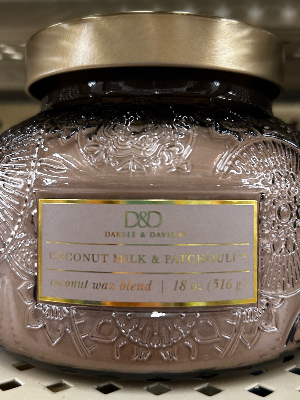 Coconut Milk & Patchouli Jar Candle — Beige
